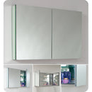 Fresca 40" Wide x 26" Tall Bathroom Medicine Cabinet with Mirrors FMC8010