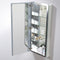 Fresca 15" Wide x 36" Tall Bathroom Medicine Cabinet with Mirrors FMC8016