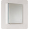 Fresca Vista 30" White Wall Hung Modern Bathroom Cabinet with Integrated Sink FCB8089WH-I