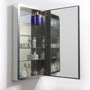 Fresca 20" Wide x 36" Tall Bathroom Medicine Cabinet with Mirrors FMC8059