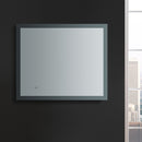 Fresca Angelo 36" Wide x 30" Tall Bathroom Mirror with  Halo Style LED Lighting and Defogger FMR013630