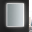 Fresca Angelo 48" Wide x 36" Tall Bathroom Mirror with  Halo Style LED Lighting and Defogger FMR014836