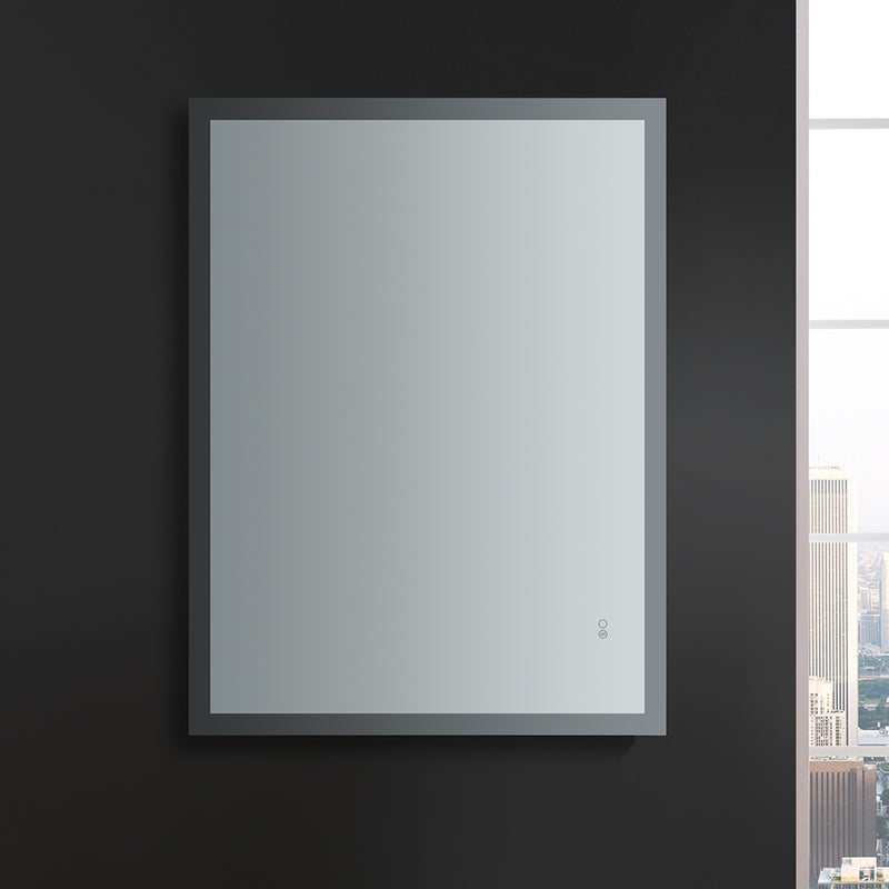 Fresca Angelo 48" Wide x 36" Tall Bathroom Mirror with  Halo Style LED Lighting and Defogger FMR014836