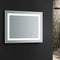 Fresca Santo 24" Wide x 30" Tall Bathroom Mirror with  LED Lighting and Defogger FMR022430