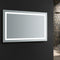 Fresca Santo 48" Wide x 30" Tall Bathroom Mirror w/ LED Lighting and Defogger FMR024830