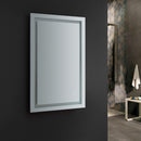 Fresca Santo 48" Wide x 30" Tall Bathroom Mirror with  LED Lighting and Defogger FMR024830