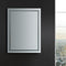 Fresca Santo 48" Wide x 36" Tall Bathroom Mirror with  LED Lighting and Defogger FMR024836