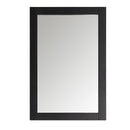 Fresca Hartford 20" Black Traditional Bathroom Mirror FMR2302BL