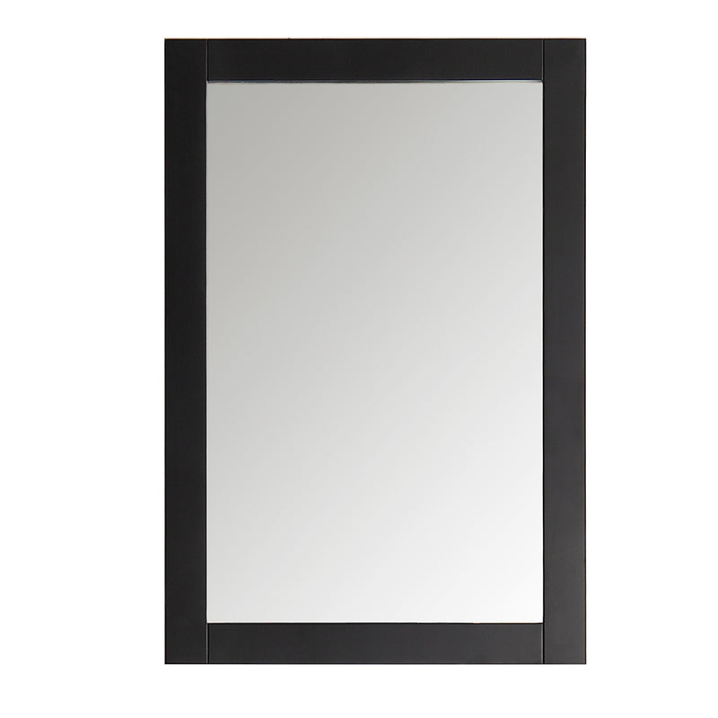 Fresca Hartford 20" Black Traditional Bathroom Mirror FMR2302BL