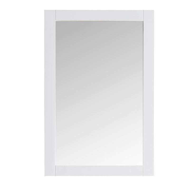 Fresca Hartford 20" White Traditional Bathroom Mirror FMR2302WH