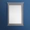 Fresca Windsor 30" Gray Textured Bathroom Mirror FMR2430GRV