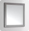 Fresca 36"X30" Reversible Mount Mirror in Gray FMR6136GR