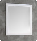 Fresca 36"X30" Reversible Mount Mirror in White FMR6136WH