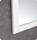 Fresca 36"X30" Reversible Mount Mirror in White FMR6136WH