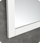 Fresca 48"X30" Reversible Mount Mirror in White FMR6148WH