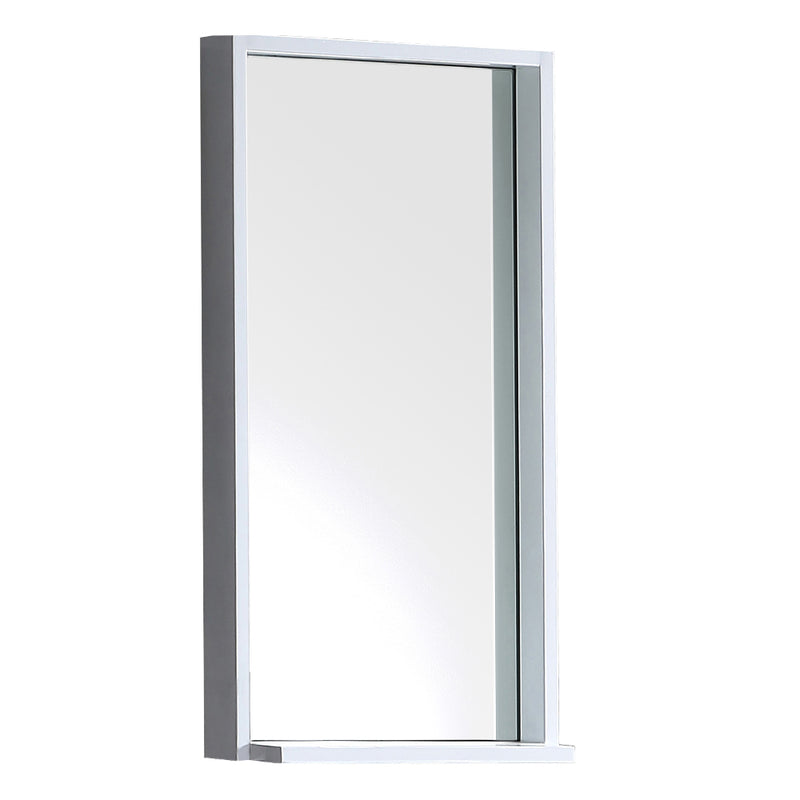 Fresca Allier 16" white Mirror with Shelf FMR8118WH