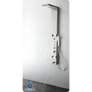 Fresca Verona Stainless Steel Brushed Silver Thermostatic Shower Massage Panel FSP8006BS