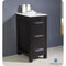 Fresca Torino 12" Espresso Bathroom Linen Side Cabinet FST6212ES