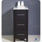 Fresca Torino 12" Espresso Bathroom Linen Side Cabinet FST6212ES