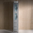 Fresca Torino Gray Tall Bathroom Linen Side Cabinet FST6260GR