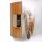 Fresca Teak Bathroom Linen Side Cabinet with 3 Large Storage Areas FST8090TK