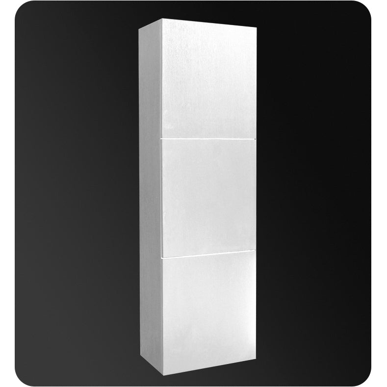 Fresca Coda 18" White Modern Corner Bathroom Vanity FVN5084WH