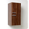 Fresca Vista 60" Walnut Wall Hung Single Sink Modern Bathroom Vanity with Medicine Cabinet FVN8093GW