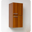 Fresca Vista 36" Teak Modern Bathroom Vanity with Medicine Cabinet FVN8090TK