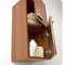 Fresca Teak Bathroom Linen Side Cabinet with 2 Storage Areas FST8091TK