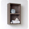 Fresca Gray Oak Bathroom Linen Side Cabinet w/ 2 Open Storage Areas FST8092GO