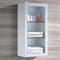 Fresca Allier 24" White Modern Bathroom Vanity with Mirror FVN8125WH