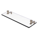 Allied Brass Foxtrot 16 Inch Glass Vanity Shelf with Beveled Edges FT-1-16-PEW