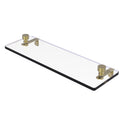 Allied Brass Foxtrot 16 Inch Glass Vanity Shelf with Beveled Edges FT-1-16-SBR