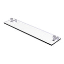 Allied Brass Foxtrot 22 Inch Glass Vanity Shelf with Beveled Edges FT-1-22-PC