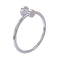 Allied Brass Foxtrot Collection Towel Ring FT-16-SCH