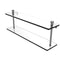 Allied Brass Foxtrot Collection 22 Inch Two Tiered Glass Shelf FT-2-22-GYM