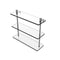 Allied Brass Foxtrot Collection 16 Inch Triple Tiered Glass Shelf FT-5-16-GYM