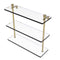 Allied Brass Foxtrot Collection 16 Inch Triple Tiered Glass Shelf FT-5-16-UNL