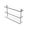 Allied Brass Foxtrot Collection 22 Inch Triple Tiered Glass Shelf FT-5-22-GYM