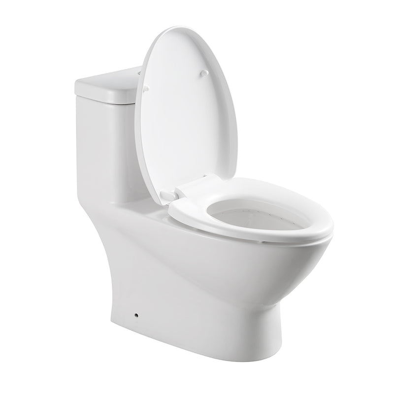 Fresca Serena One-Piece Dual Flush Toilet with  Soft Close Seat FTL2346