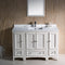 Fresca Oxford 48" Antique White Traditional Bathroom Vanity FVN20-122412AW