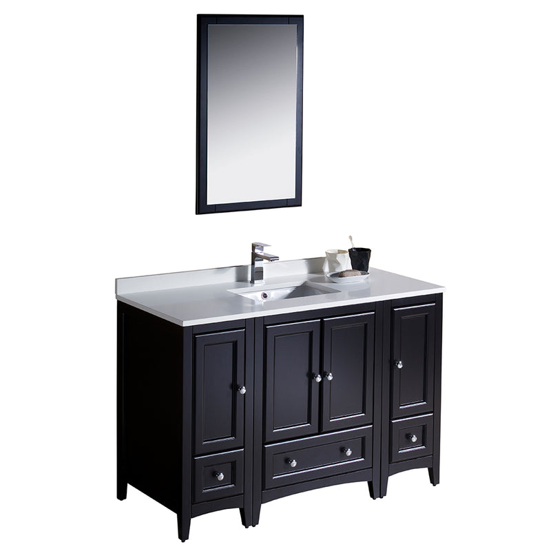 Fresca Oxford 48" Espresso Traditional Bathroom Vanity FVN20-122412ES