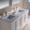 Fresca Oxford 72" Antique White Traditional Double Sink Bathroom Vanity FVN20-3636AW