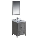 Fresca Oxford 24" Gray Traditional Bathroom Vanity FVN2024GR