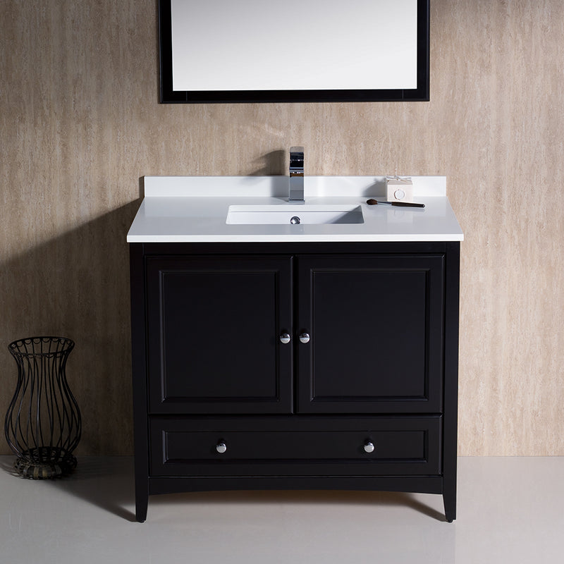 Fresca Oxford 36" Espresso Traditional Bathroom Vanity FVN2036ES