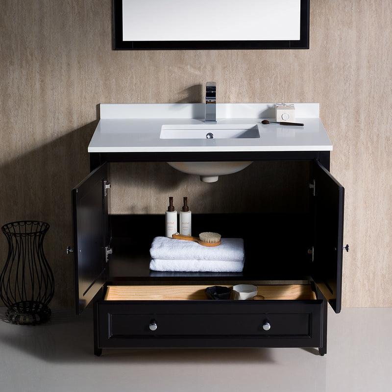 Fresca Oxford 36" Espresso Traditional Bathroom Vanity FVN2036ES