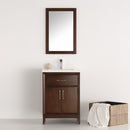 Fresca Cambridge 24" Antique Coffee Traditional Bathroom Vanity with Mirror FVN2124AC