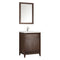 Fresca Cambridge 24" Antique Coffee Traditional Bathroom Vanity w/ Mirror FVN2124AC