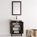 Fresca Greenwich 24" Antique Coffee Traditional Bathroom Vanity FVN2301AC-CMB