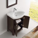 Fresca Greenwich 24" Antique Coffee Traditional Bathroom Vanity FVN2301AC-CMB